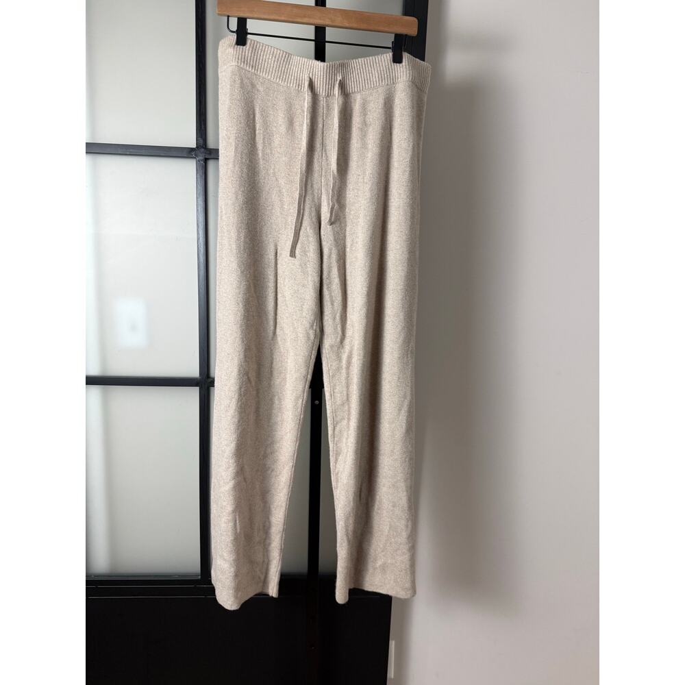 Crescent Clothing Jackie Lounge Cashmere Blend Sweater Knit Pants Size XL